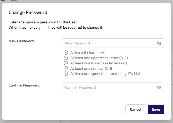 Change Password